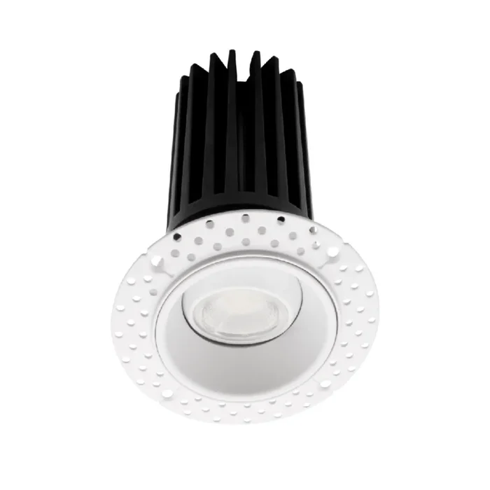 2″ Round Trimless White Gimbal Recessed LED Ceiling Light – 11 Watt – 5CCT – 800 to 1000 Lumens
