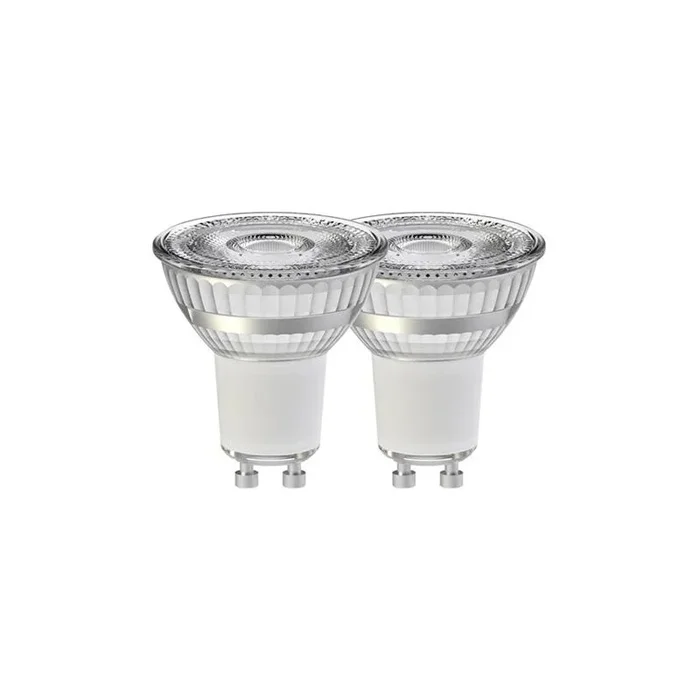2 x LightMe LED Leuchtmittel PAR16 Glas Reflektor 4,5W = 51W GU10 350lm warmweiß 3000K 38°