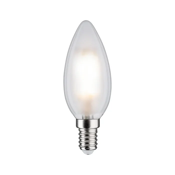 2er-Set LED Filament Kerzenform C35, 230V, E14, 5W 2700K 470lm, matt