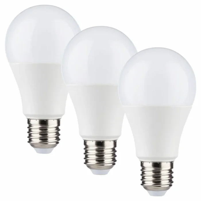 3 x LED Leuchtmittel A60 Birnenform 4,2W = 40W E27 matt 470lm 927 warmweiß 2700K Ra>90 200°