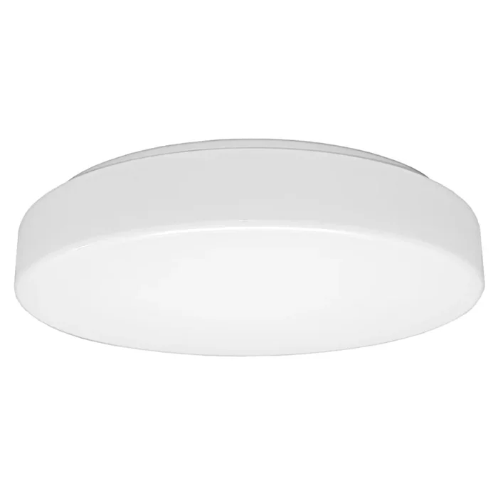 Abdeckung f�r LED Wand-/Deckenleuchte, � 37cm, zylindrisch, IK08, PC, seidenmatt