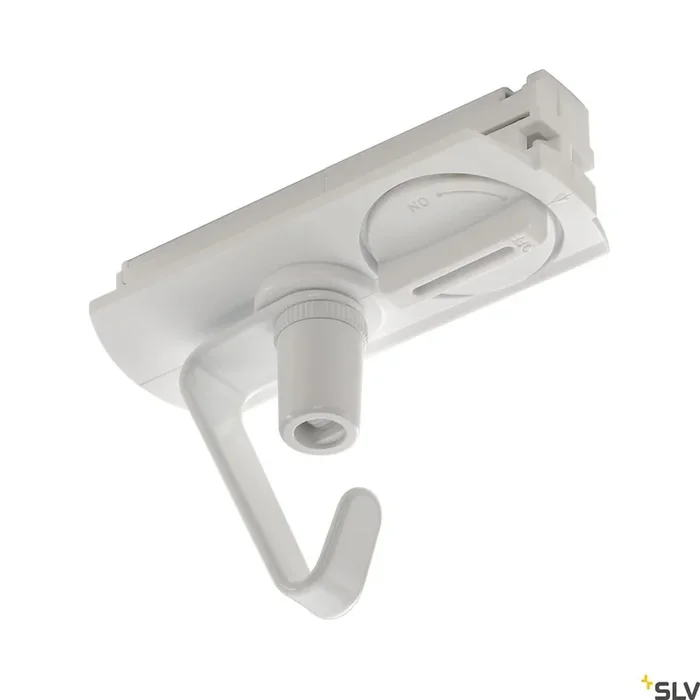 ADAPTER, für Hochvolt-Stromschiene 1Phasen, weiß, elektrisch, mit Haken