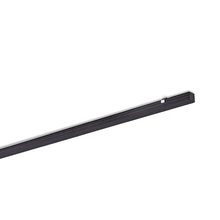 Aluminium Miniprofil XSMALL U F 12/12 2M, schwarz, Abdeckung dunkel