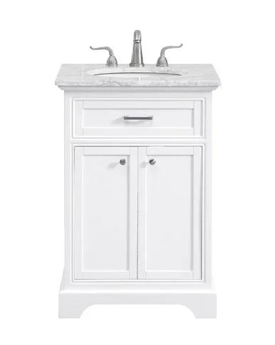 Americana Single Bathroom Vanity Set (VF15024WH)