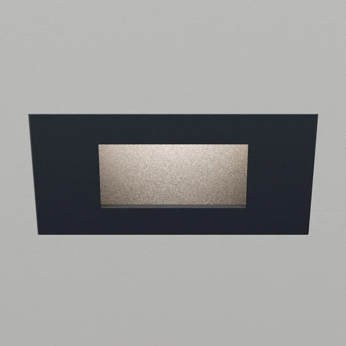 Atomos 1 Slim Square Pinhole Recessed Downlight – IC Airtight Housing – Dry/Damp Location Rated – Black Powder Coat/Black Baffle – 15 Degrees – Warm Dim (3000K – 1800K)