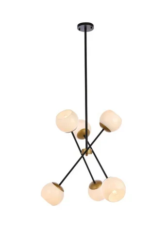 Axl Six Light Pendant (LD657D24BRK)