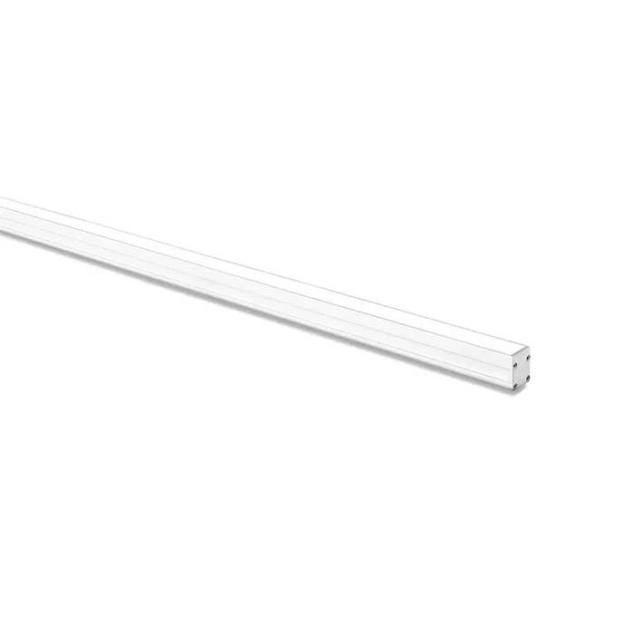 Bodeneinbau-Aluminium-Profil SMALL FLOOR F 21/27 1M, grau, Abdeckung wei� matt