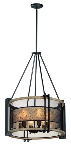 Boundry Six Light Chandelier (27565BKBWAB)