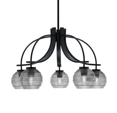 Cavella Five Light Chandelier (3925-MB-5112)