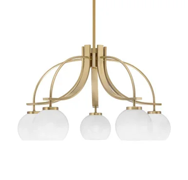 Cavella Five Light Chandelier (3925-NAB-4101)