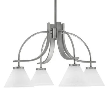 Cavella Four Light Chandelier (3924-GP-312)