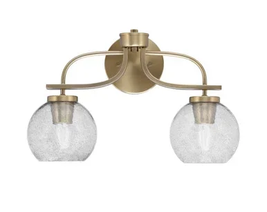 Cavella Two Light Bath Bar (3912-NAB-4102)