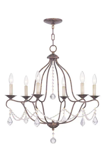 Chesterfield Six Light Chandelier (6426-71)