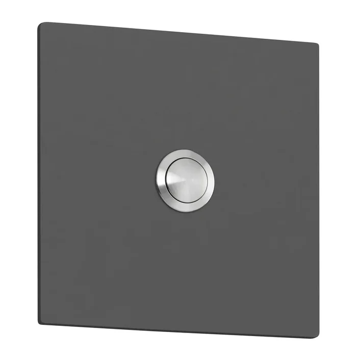 CMD 104 anthrazit Klingelplatte Edelstahl anthrazit