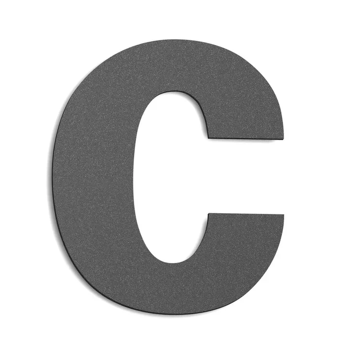 CMD c anthrazit Hausnummer Klein Edelstahl anthrazit