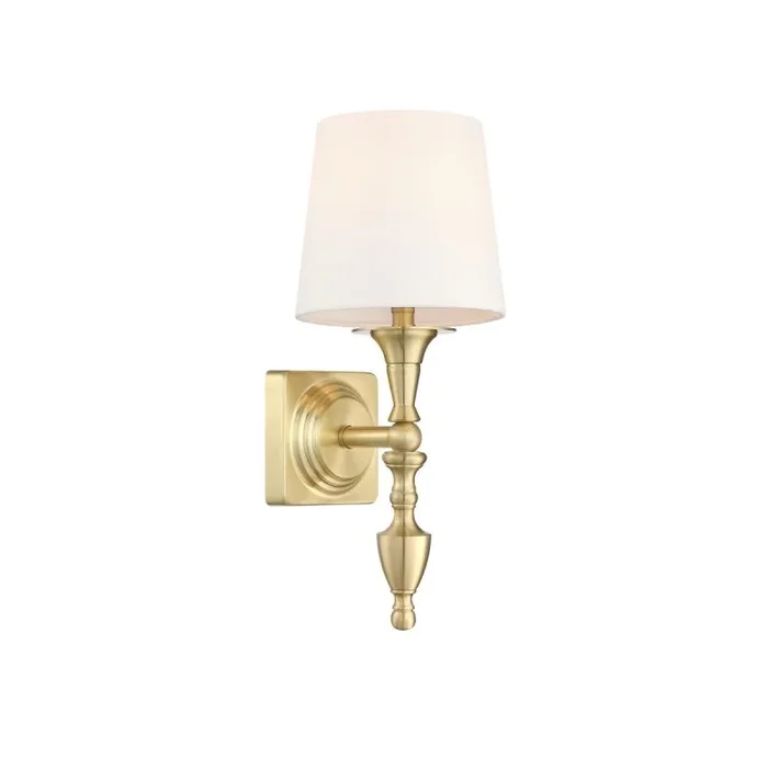 Cosmolight AUSTIN W01132BR-WH Wandleuchte 1x40W/E27 IP20