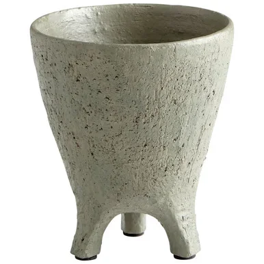 Cyan Vase in Gray – 11018