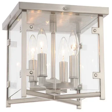 Danbury Four Light Flush Mount (DAN-8793-BN)