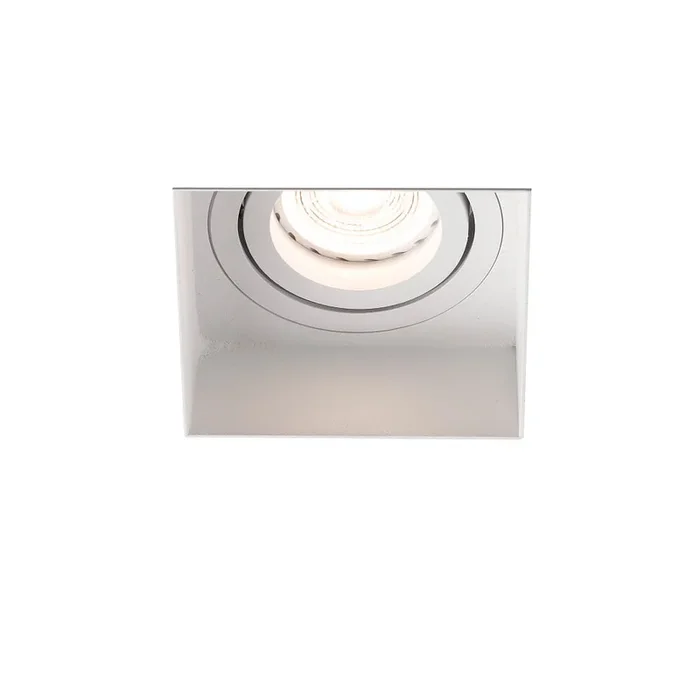 Deckeneinbauleuchte HYDE SQ GU10, IP20, ohne Rahmen, quadratisch, schwenkbar, wei� matt