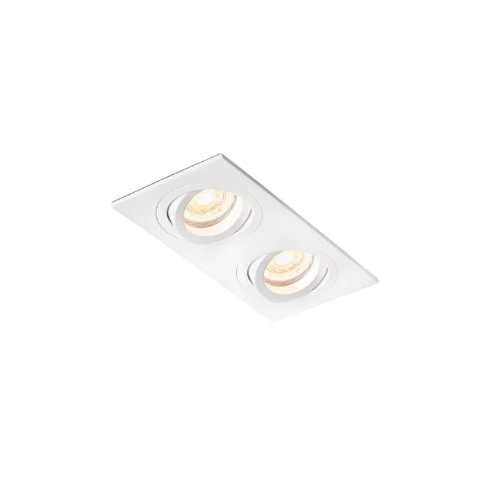 Deckeneinbauleuchte RADON RCT 2xGU10, IP20, schwenkbar, wei� matt