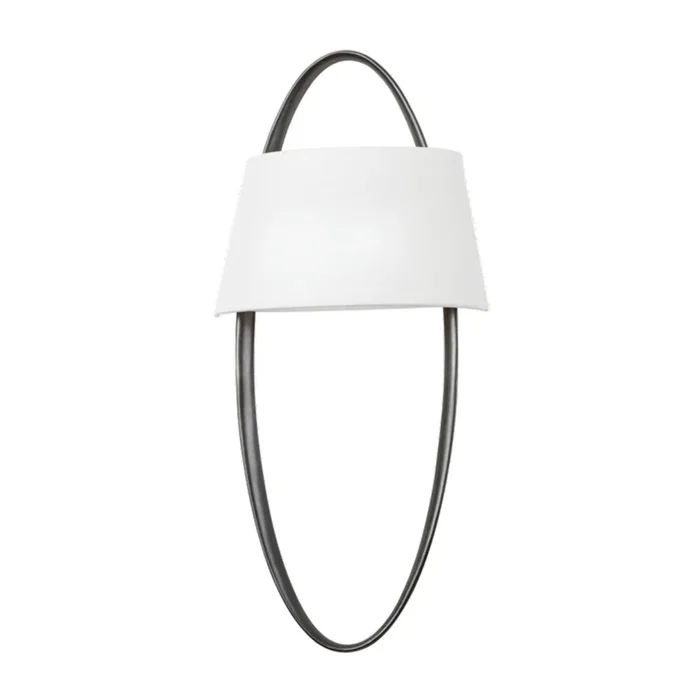 Dubai 2-Light Wall Sconce in Black Silver Leaf 14L x 14W x 30.25H343-01-BSL