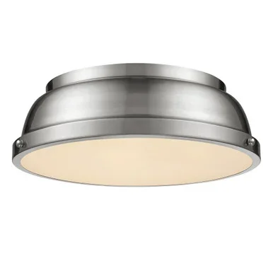 Duncan Two Light Flush Mount (3602-14 PW-PW)