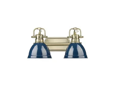 Duncan Two Light Vanity (3602-BA2 AB-NVY)