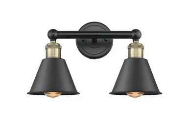 Edison LED Bath Vanity (616-2W-BAB-M8-BK)