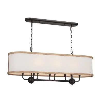 Eight Light Linear Chandelier4665042