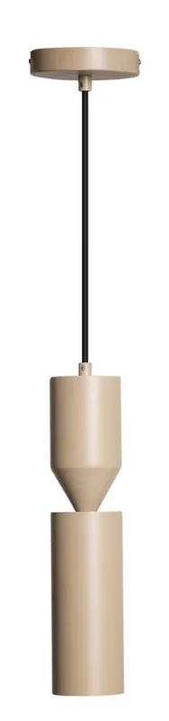 ETH – Cremefarbene Hängelampe Pencil Ø 8cm