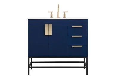Eugene Single Bathroom Vanity (VF48836MBL)