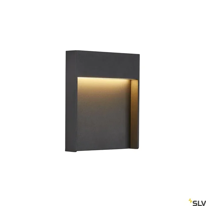 FLATT, Outdoor, LED Wandaufbauleuchte, 3000/4000 K, IP65, anthrazit