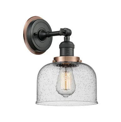 Franklin Restoration One Light Wall Sconce (203BK-BPAC-HRAC-G74)