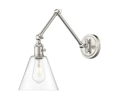 Gayson One Light Wall Sconce (348S-BN)