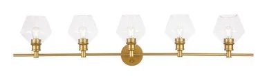 Gene Five Light Wall Sconce (LD2324BR)