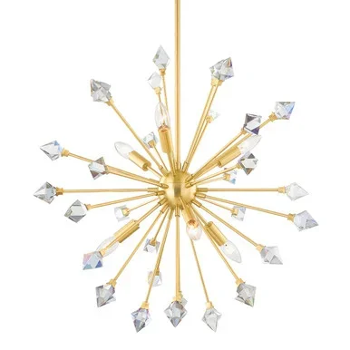 Genesis Six Light Chandelier (H727806-AGB)
