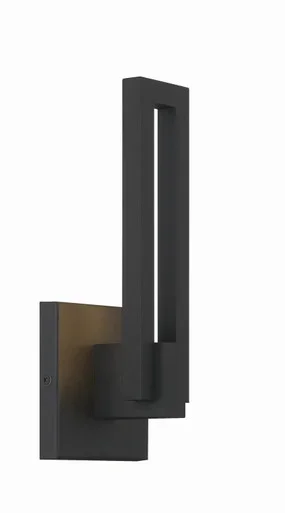 George Kovacs Music LED Outdoor Wall Mount in Sand Coal – P1711-066-L