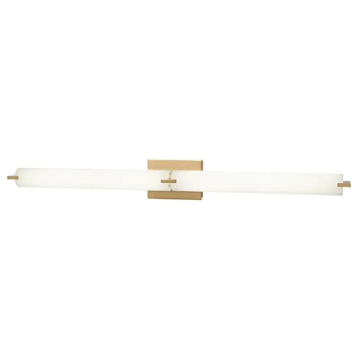 George Kovacs P5046-248-L Tube 2 Light Led Wall Sconce in Honey Gold