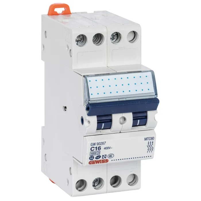 Gewiss Leitungsschutzschalter (MCB) Kompakt C-16A 6kA 3-Pol 2TE