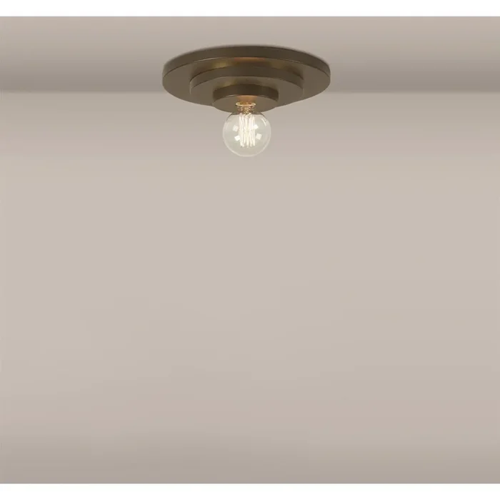 Gibas Luxor Design Deckenleuchte rund Ø33 cm E27 weiß