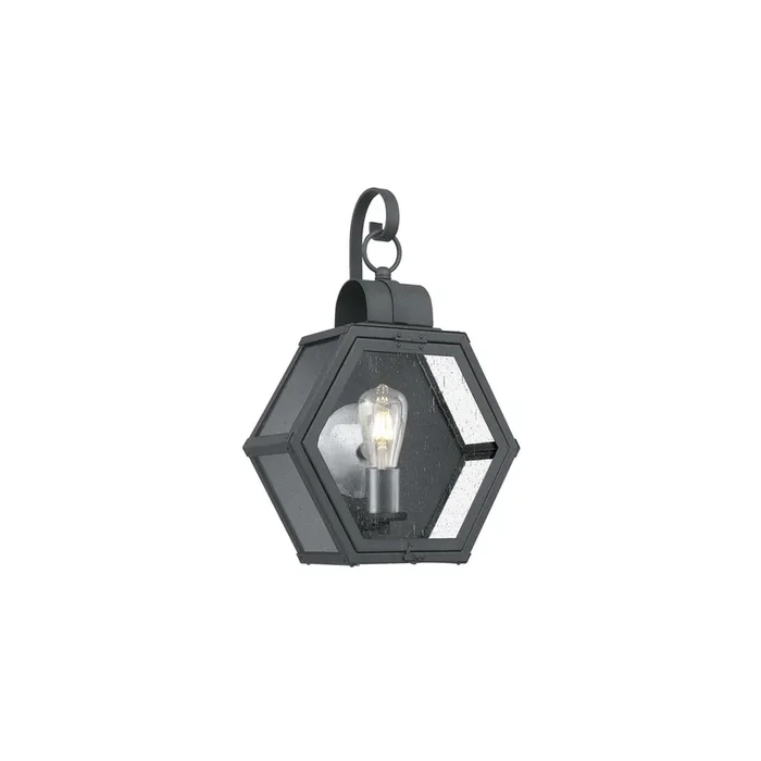 Heath Outdoor Wandleuchte schwarz Quoizel QN-HEATH-M-MB