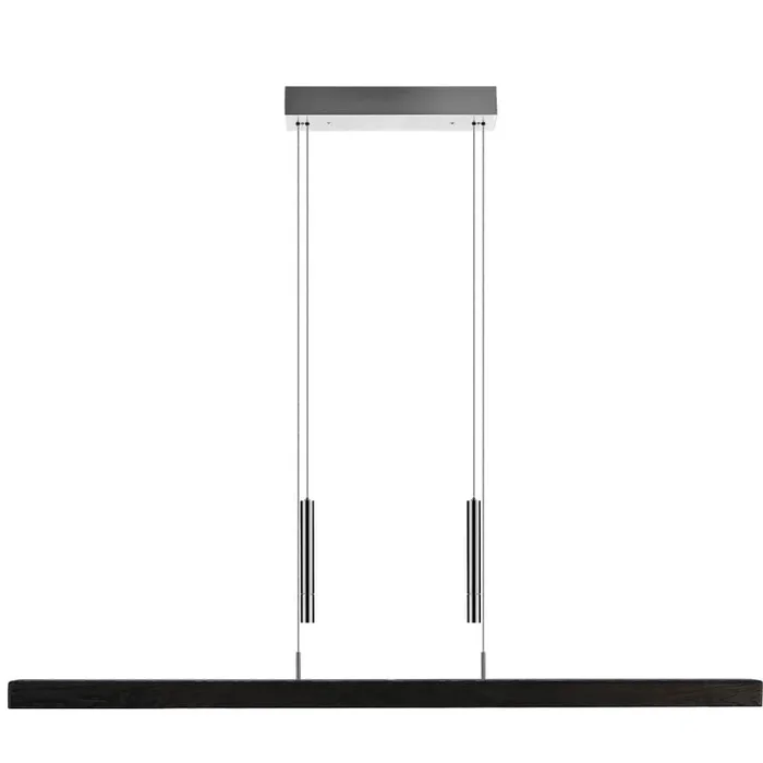HerzBlut – Hängelampe Leonora 121 cm – Eichenkohle