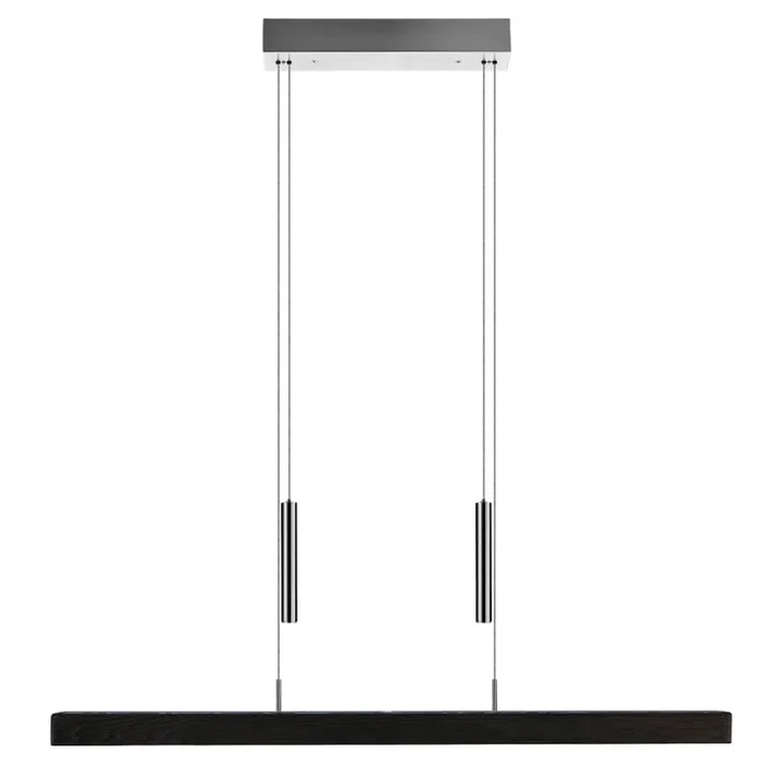 HerzBlut – Hängelampe Leonora 85 cm – Eichenkohle