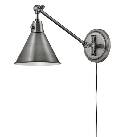 Hinkley Arti LED Wall Sconce in Polished Antique Nickel – 3690PL