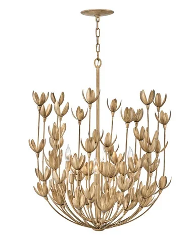 Hinkley Flora LED Chandelier in Burnished Gold – 30016BNG
