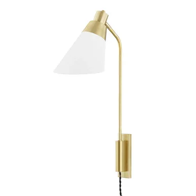 Hooke One Light Wall Sconce (5831-AGB)