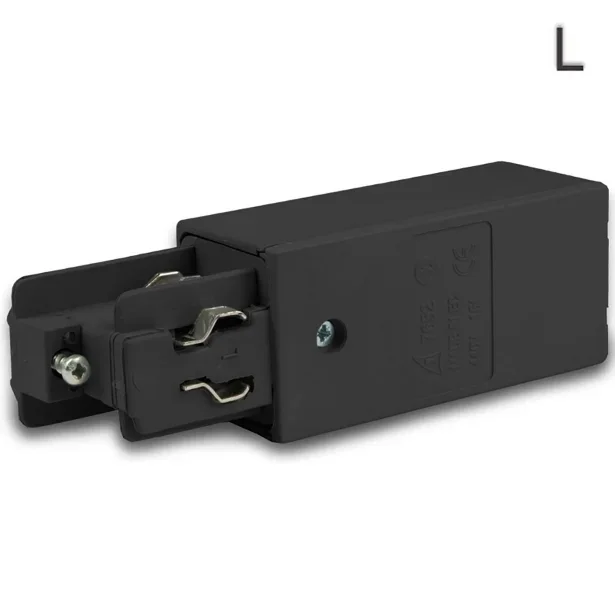 ISOLED 3-Phasen Classic Seiten-Einspeisung N-Leiter rechts Schutzleiter links schwarz