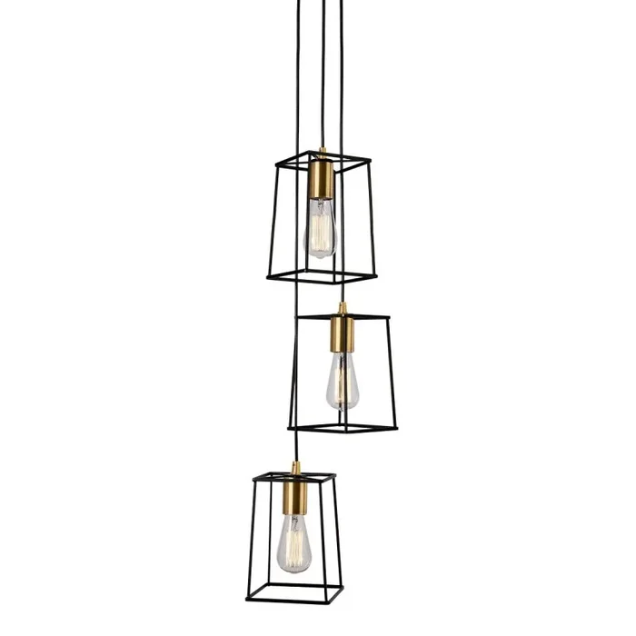 Italux ALANIS MD-BR16556-D3-B/G Pendelleuchte 3x60W/E27