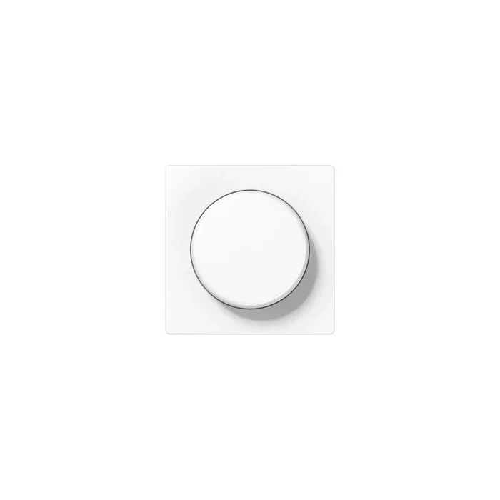 Jung Abdeckung Serie A für Drehdimmer Standard und Universal Weiß