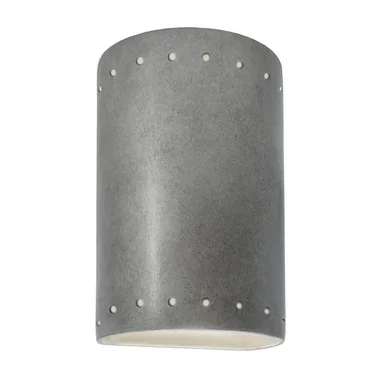 Justice Designs Ambiance LED Lantern in Antique Silver – CER-0995-ANTS-LED1-1000